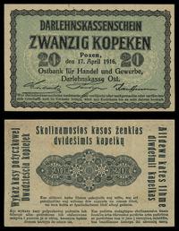 20 kopiejek 17.04.1916, Miłczak P1, Ros. 457