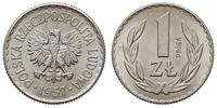 1 złoty 1957, Warszawa, PRÓBA-NIKIEL, nakład 500