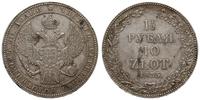 1 1/2 rubla = 10 złotych 1835 НГ, Petersburg, ud
