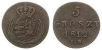 5 groszy 1812 IB, Warszawa, odmiana z dużymi cyf