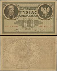 1.000 marek polskich 17.05.1919, seria B 074769,