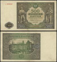500 złotych 15.01.1946, seria I 8289542, Lucow 1