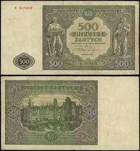 500 złotych 15.01.1946, seria K 2474802, Lucow 1