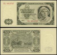 50 złotych 1.07.1948, seria EL 4015727, Lucow 12