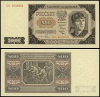 500 złotych 1.07.1948, seria CC 3630835, Lucow 1