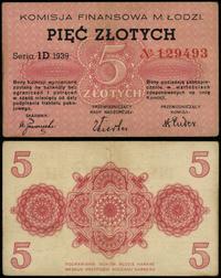 5 złotych 1939, seria ID 129493, Podczaski D-010