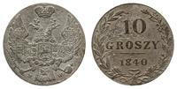 Polska, 10 groszy, 1840 M-W