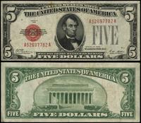 5 dolarów 1928, podpisy Woods i Mellon, seria A5