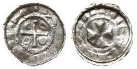 denar krzyżowy XI w., Aw: Krzyż prosty z kółkami