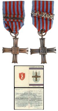 Krzyż Pamiątkowy Monte Cassino, nadany kapralowi