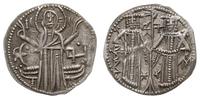 grosz 1331-1355, Aw: Chrystus siedzący na tronie