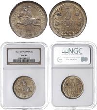 5 litów 1925, srebro ''500'', moneta w pudełku N