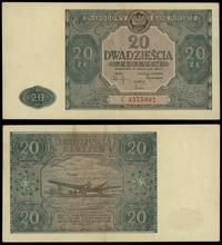 20 złotych 15.05.1946, seria C, numeracja 437500