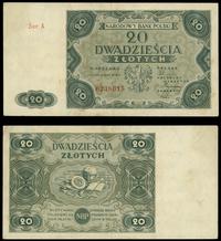 20 złotych 15.07.1947, seria A, numeracja 023861