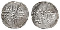 denar ok. 1185/90-1201, Wrocław, Aw: Napis w czt