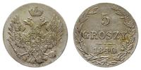 Polska, 5 groszy, 1840 M-W