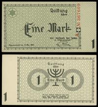 1 marka 15.05.1940, seria A, numeracja 367609, p