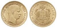 20 drachm 1884, złoto 6.44 g, Fr. 18