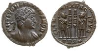 AE16 330-331, Trewir, Aw: Popiersie Konstantyna 