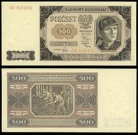 500 złotych 01.07.1948, seria CD, numeracja 0434