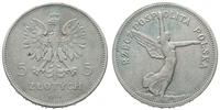 5 złotych 1928 - bez znaku mennicy, Bruksela, Ni