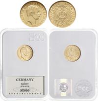 10 marek 1911/E, Muldenhütten, moneta w pudełku 