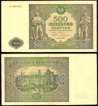 500 złotych 15.01.1946, seria G, numeracja 56919