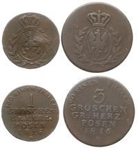 lot 2 monet, 1. trojak 1816/B, 2. grosz 1816/B, 