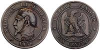 10 centymów 1856, moneta szydercza z wyobrażenie