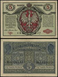 5 marek polskich 9.12.1916, "...biletów", seria 