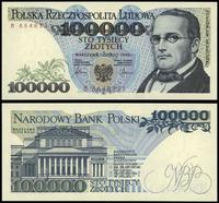100.000 złotych 1.02.1990, seria B, numeracja 66