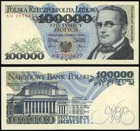 100.000 złotych 1.02.1990, seria AG, numeracja 2