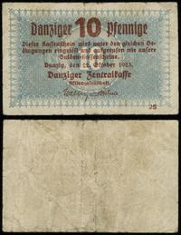 10 fenigów 22.10.1923, znak wodny - przeplatając