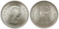 2 1/2 szylinga 1956, srebro "500" 14.16 g, piękn
