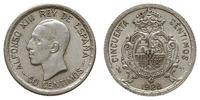 50 centimos 1926, Madryt, srebro "835" 2.48 g , 