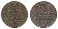 2 grosze 1938, Warszawa, patyna, Parchimowicz 10