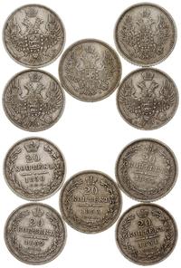 zestaw 20 kopiejkówek, 1850, 1851, 1852, 1853 i 