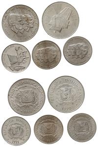 zestaw: 1/2 peso 1984, 25 centavos 1984, 25 cent