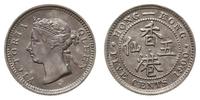 5 centów 1900 H, Heaton, srebro "800", KM 5