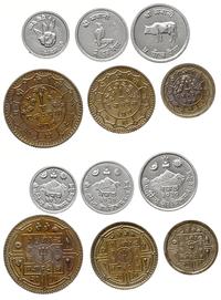 zestaw: 1, 2, 5, 25, 50 paisa, 1 rupia 1973 (VS2