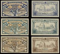 10, 25 i 50 fenigów 1.10.1920, wydane z okazji p