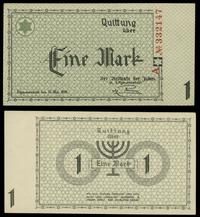 1 marka 1944, seria A, numeracja 332147, lekko n
