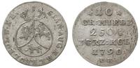 10 groszy miedziane 1790, Warszawa, drobne menni