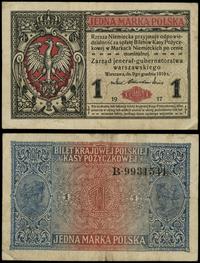 1 marka polska 9.12.1916, jenerał, seria B, nume
