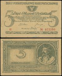 5 marek polskich 17.05.1919, seria IZ, numeracja