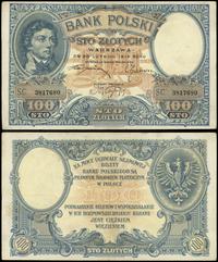 100 złotych 28.02.1919, seria C, numeracja 38176