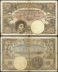 1.000 złotych 28.02.1919, seria A, numeracja 413