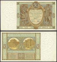 50 złotych 1.09.1929, seria EB, numeracja 998551