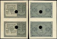 2 x 1 złoty 1.08.1941, bez oznaczenia serii i nu