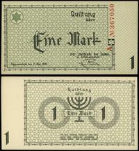 1 marka 15.05.1940, seria A, numeracja 367050, u